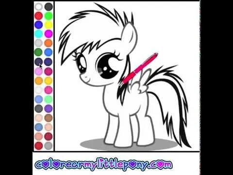Juego: Colorear Baby My Little Pony - YouTube