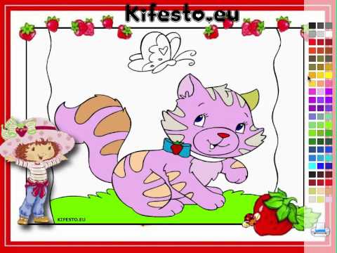 Juego: Colorear Gato Cremita - YouTube