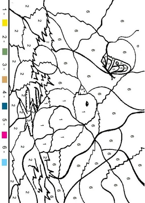 Juego de colorear NIDO - Juegos de pintar PARA NIÑOS Juego de colorear NIDO - Juegos de pintar PARA NIÑOS