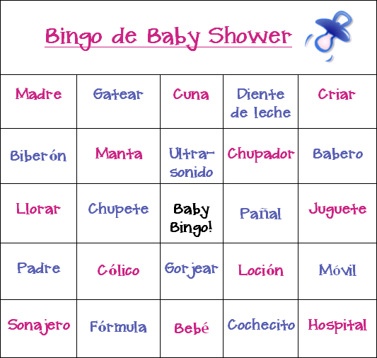 Buscar Juegos de Baby Shower - Esta Ud. en eso?