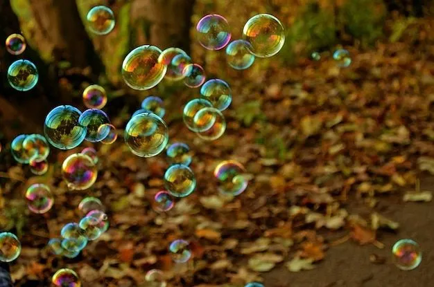 Juego de luz de fondo de burbujas de vuelo divertidos colores ...