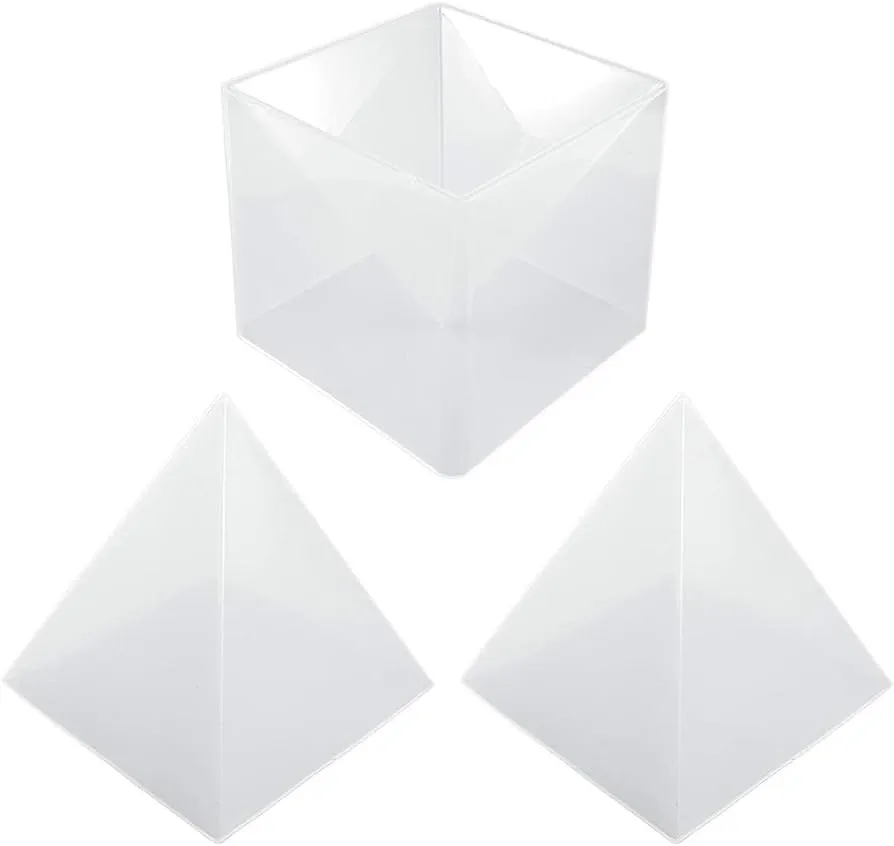 Juego de moldes de resina pirámide de silicona grande 3D para decoración  del hogar, 15 cm : Amazon.com.mx: Hogar y Cocina