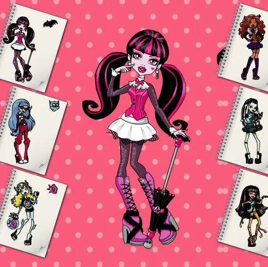 Juego de pintar a las chicas de Monster High | Juegos