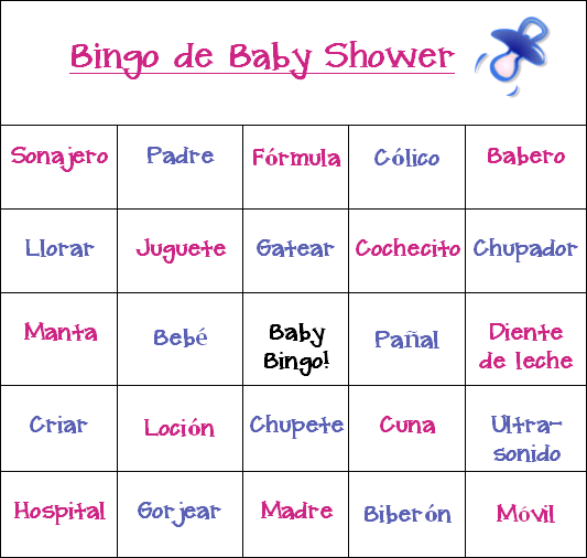 Mas Juegos de Baby Shower Aqui - Todos Son Gratis