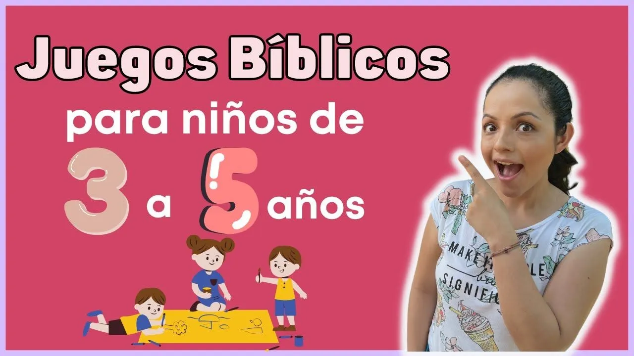 Juegos Bíblicos Para Niños de 3 a 5 Años - Escuela Dominical - YouTube