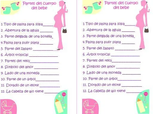 Juegos baby on Pinterest | Baby showers, Baby Shower Games and ...
