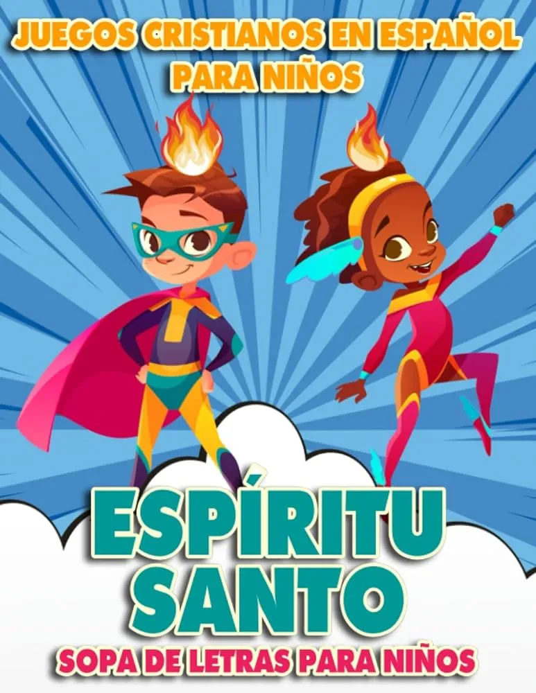 Juegos Cristianos en Español para niños, Sopa de Letras para Niños: Espíritu Santo, Bautismo Recuerdo : Súper Sabios, Niños: Amazon.com.mx: Libros Juegos Cristianos en Español para niños, Sopa de Letras para Niños: Espíritu Santo, Bautismo Recuerdo : Súper Sabios, Niños: Amazon.com.mx: Libros
