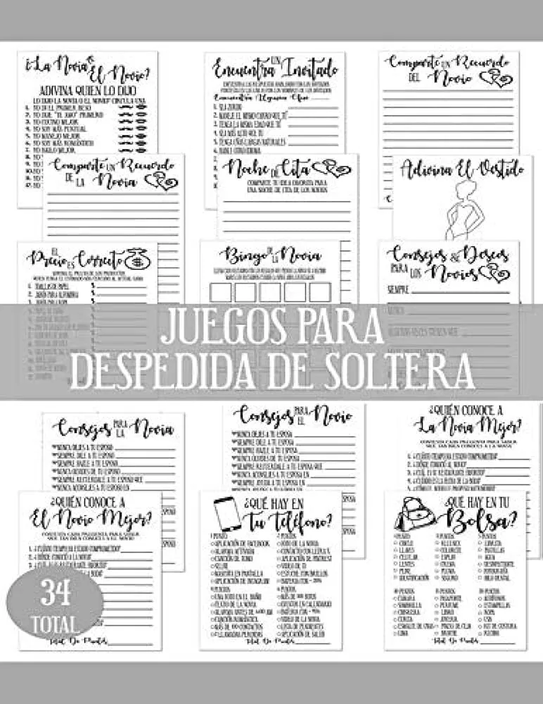 Juegos Para Despedida De Soltera (Spanish Edition) : Silva, Silva:  Amazon.com.mx: Libros