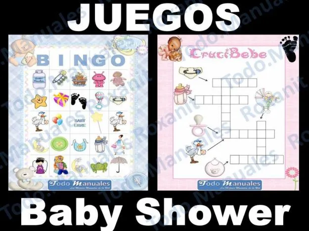 Juegos para baby showers - Imagui