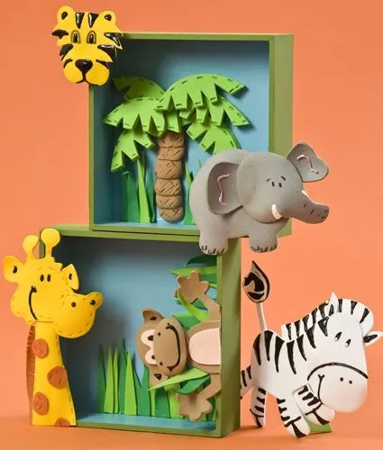 Cuadros de la selva: decora la habitación de tu hijo con fomi ...