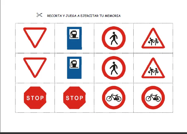 Juegos señales de transito para niños - Imagui