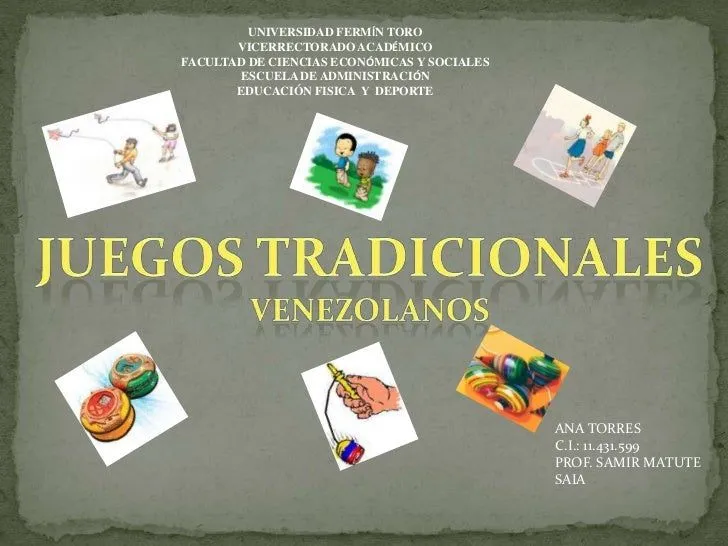 Juegos tradicionales venezolanos