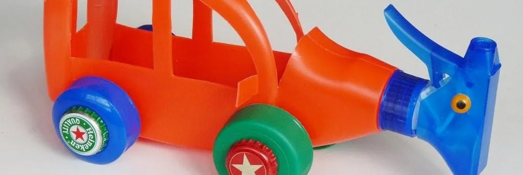 Mi juguete, con material reciclado | Semana Cultural San Viator ...
