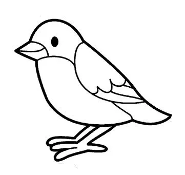 Juguete de Papel: Aves para Colorear - Dibujos de Animales