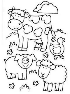 para poner sobre ellos los juguetes animales de la granja para poner sobre ellos los juguetes animales de la granja