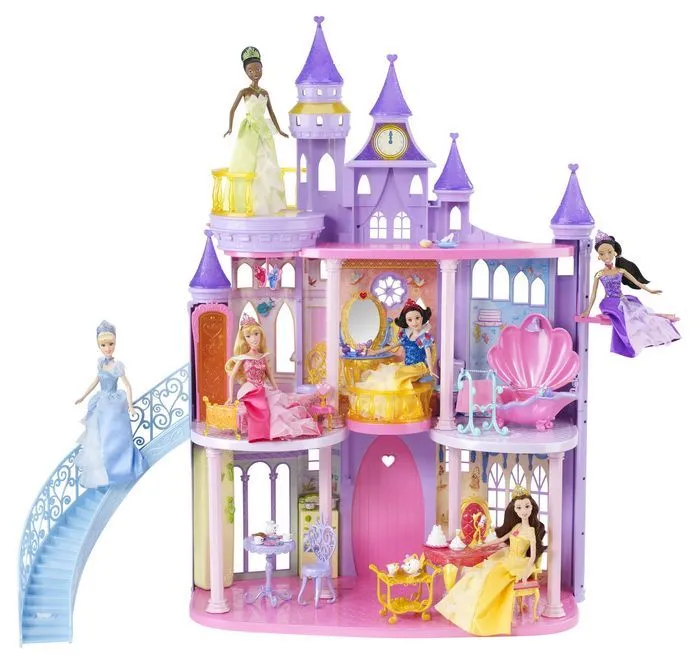 Dibujos de castillos de princesas Disney - Imagui