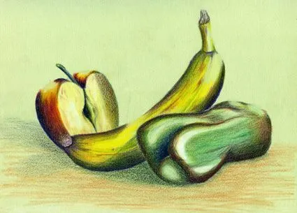 Bocetos de frutas - Imagui