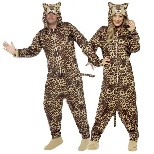 Jungle Leopard Adults Fancy Dress Animal Book Week Mens Ladies ...