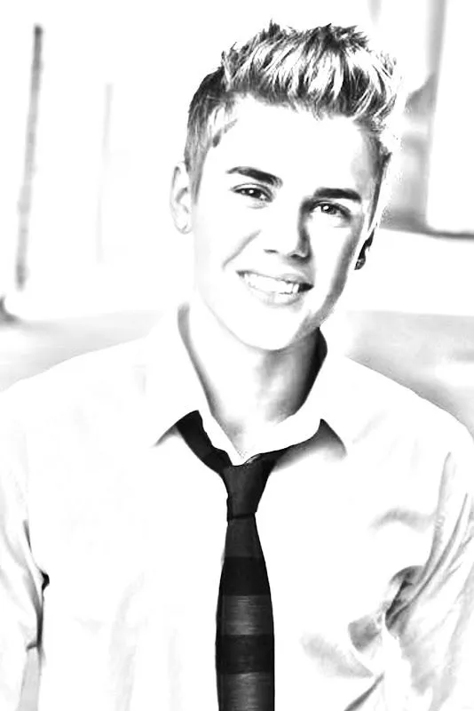 Imágenes de Justin Bieber para colorear y imprimir - Imagui