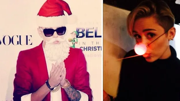 Justin Bieber y Miley Cyrus se vacilan por Navidad | Depor.pe