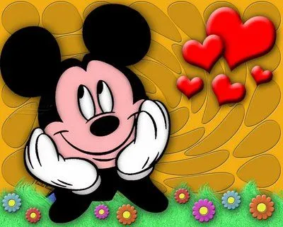 De Mickey Mouse enamorado - Imagui