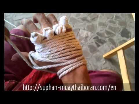 KARD CHUEK: Making Knots & Wrapping: Kru Suphan - YouTube