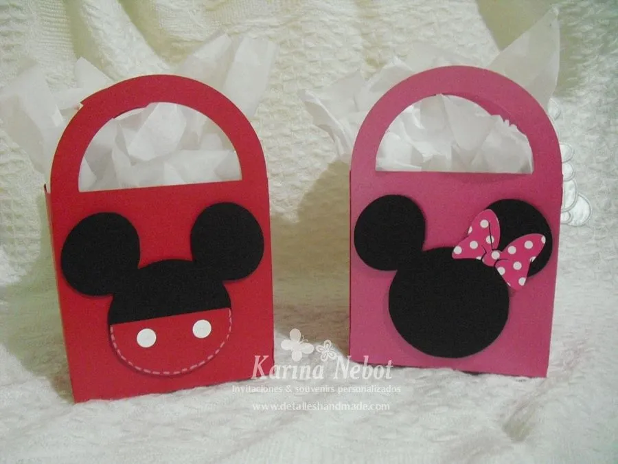 Karina Nebot: Cumpleaños Minnie Mouse: Invitaciones y dulceros