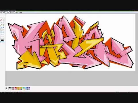 karla graffiti mspaint - YouTube