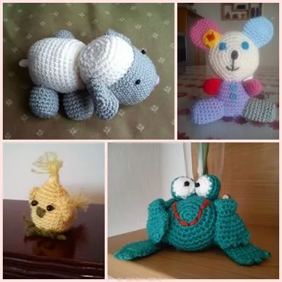 kekukilinares: animales tejidos a crochet
