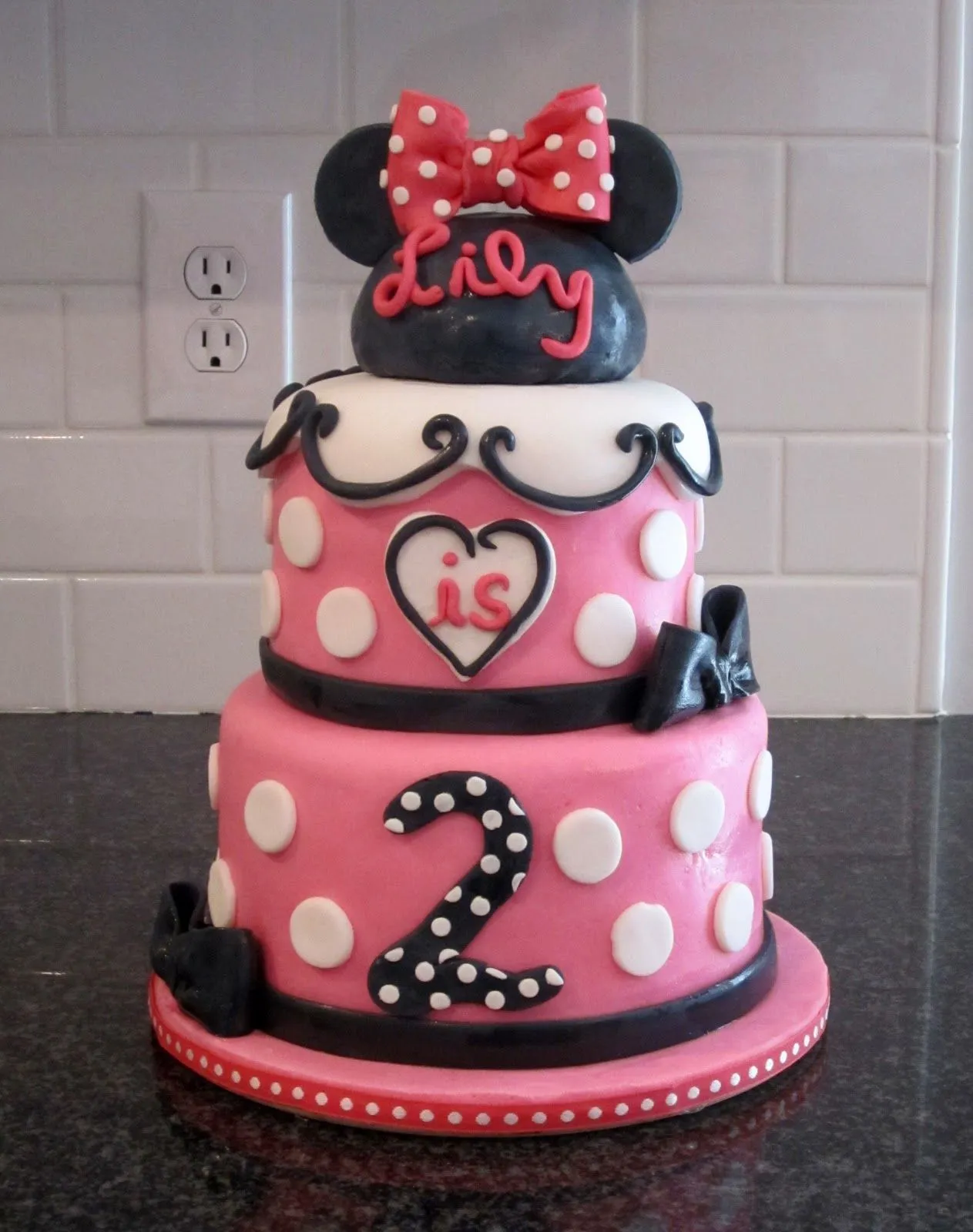 Kelli's Kakez: Minnie Mouse Birthday