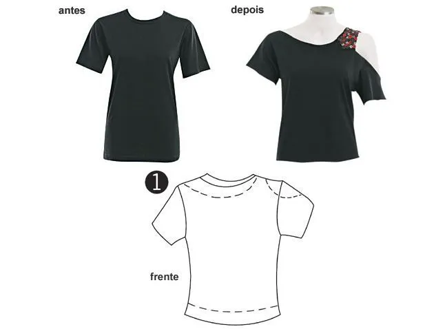 KIMORO •♥°❀: Remodelar-Reciclar-Camisetas-Shirts
