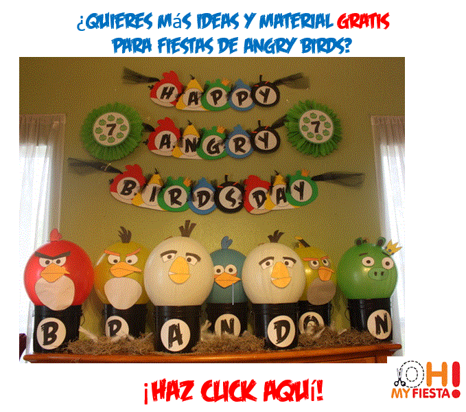 Kit de Angry Birds para Imprimir Gratis. | Ideas y material gratis ...