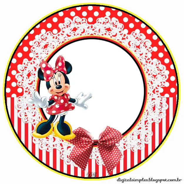 Kit Aniversário Personalizados Tema "Minnie Vermelha" para ...