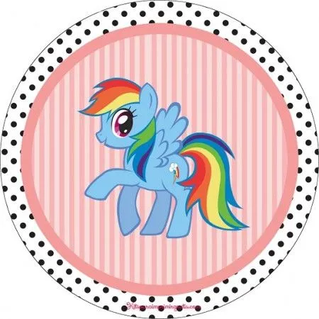 Kit imprimible de Mi Pequeño Pony para descargar gratis | Kits ...