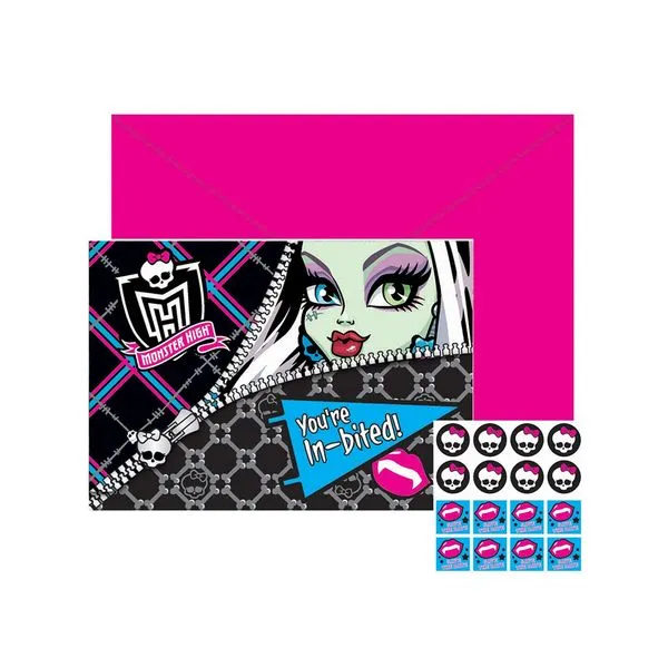 Kits de invitaciones de fiesta Monster High: comprar online