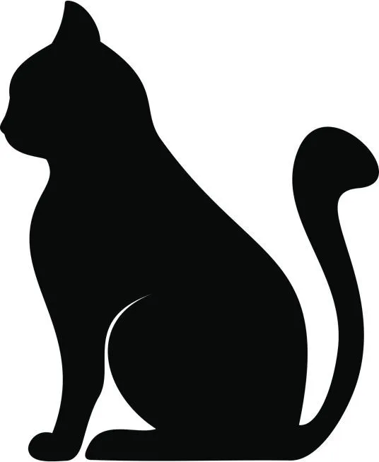 KITTY CAT * | siluety | Pinterest | Gato Gatito, Gato y Animales