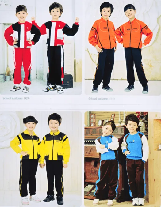 Koreal estilo moderno uniformes escolares de kindergarten para ...