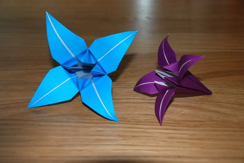 Flores en origami | Labores Najma