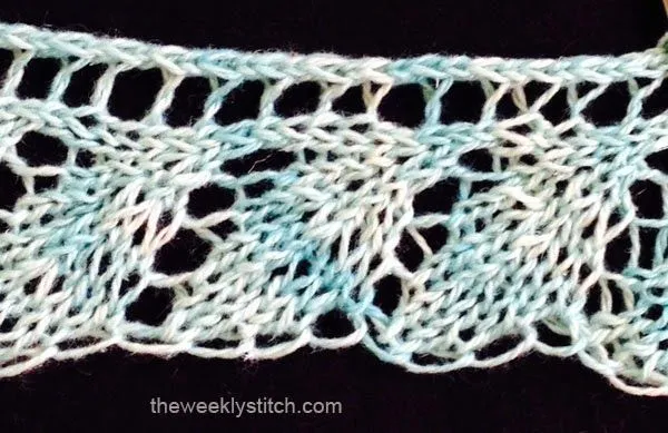 Lace Leaf Edging | The Weekly Stitch | Knitting: Edgings, Borders ...