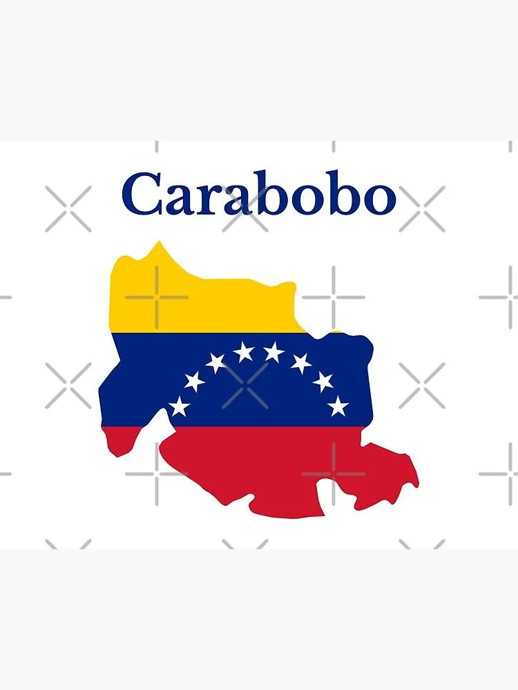Lámina rígida for Sale con la obra «Diseño de Mapa del Estado de Carabobo,  Venezuela» de MKCoolDesigns MK | Redbubble