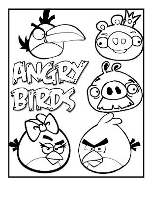 Láminas para colorear de Angry Birds | ::.. Bienvenid@s a ...