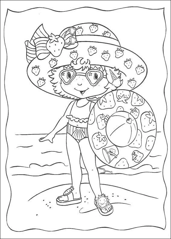 Láminas para Colorear - Coloring Pages: Frutillitas para dibujar ...