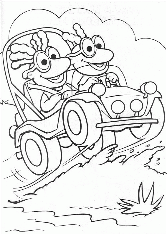 Láminas para Colorear - Coloring Pages: Muppets bebe para dibujar ...