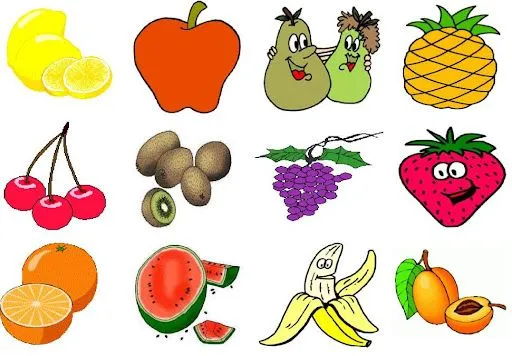 Laminas de frutas para imprimir a color - Imagui