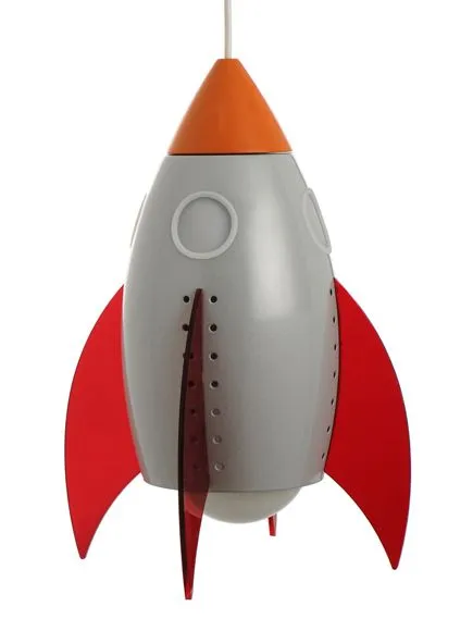 Lámpara colgante Cohete — Habitaciones Tematicas