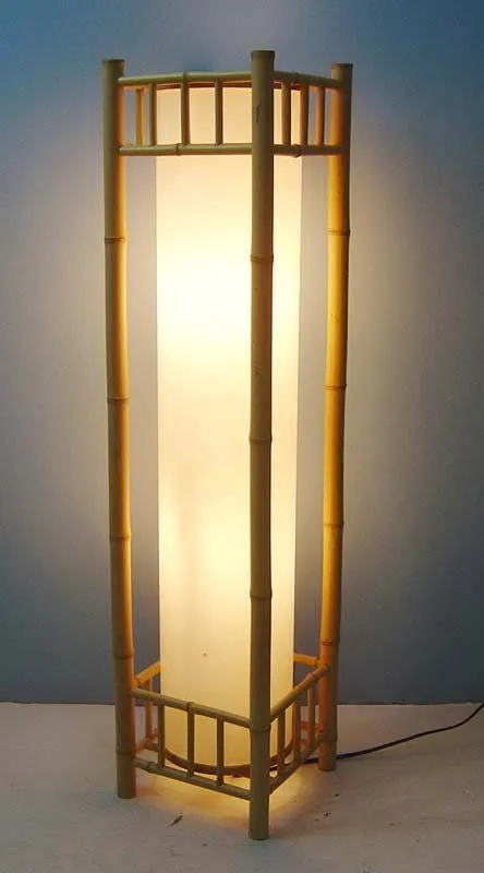 Lámparas de bambú-Ahorro de energía y fluorescente -Identificación ...