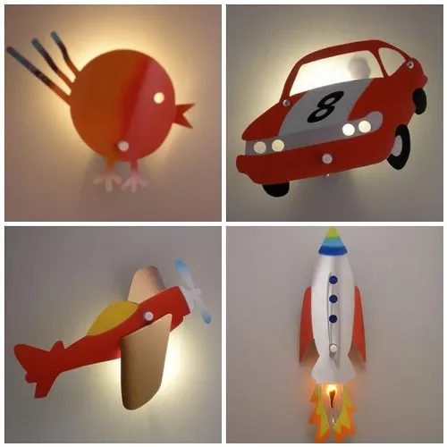 Lámparas Etsy para el dormitorio infantil - EspacioHogar.com