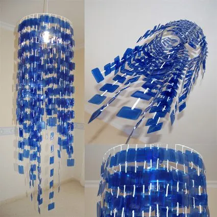 proyecto: producto hechos de materiales reciclables.: Lámpara ...