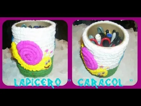 Lapicero Caracol // Papel Crepe - YouTube