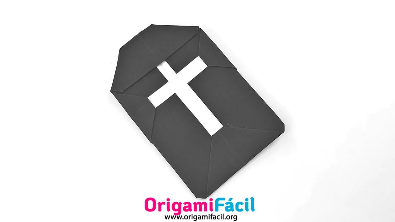 Lápida de tumba con papel fácil de hacer - Origami Fácil